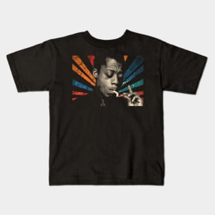 sketc vintage James Baldwin #3 Kids T-Shirt